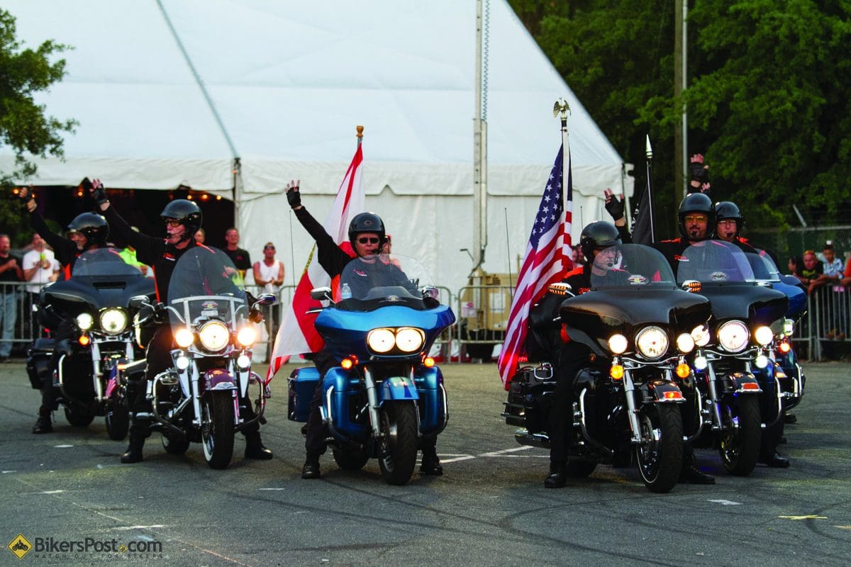 Central Florida Motorcycle Drill Team Leesburg Bikefest 2025